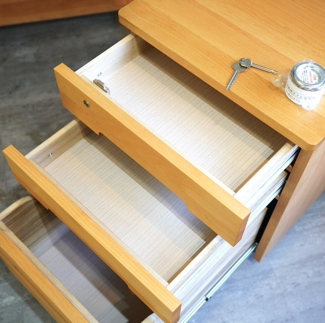 堀田木工 hotta woody デスク ワゴン 2点セット 勉強机 中古 子供