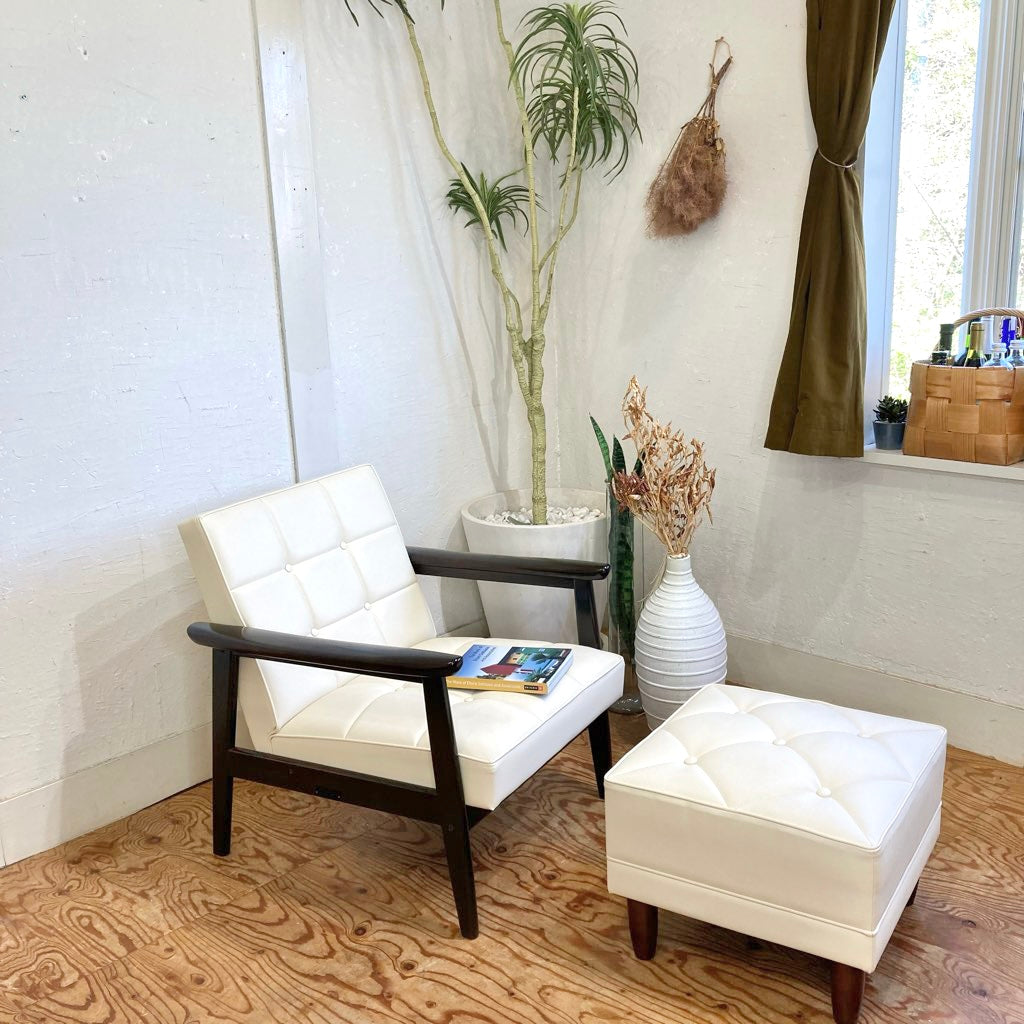 オールドカリモク/karimoku Kチェア用オットマン スツール