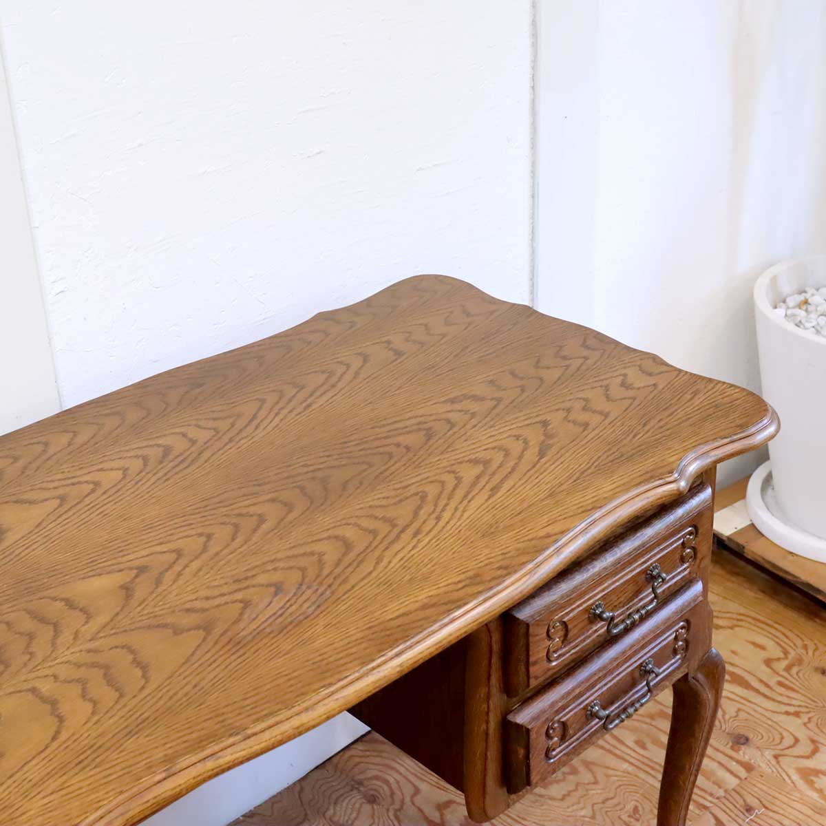 三越ブルージュ / Brugge ルーマニア製 オーク材 デスク アンティーク