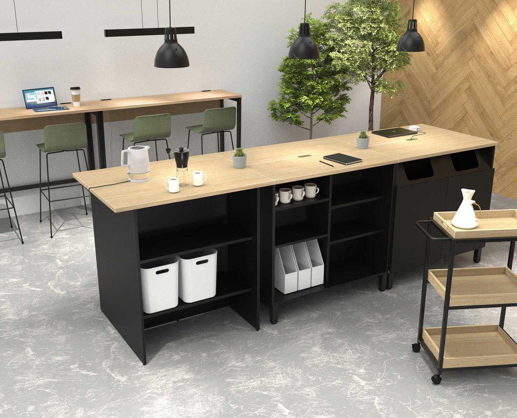 マルチユースカウンター用棚板 ブラック 2枚入り RFDBM-OPTB