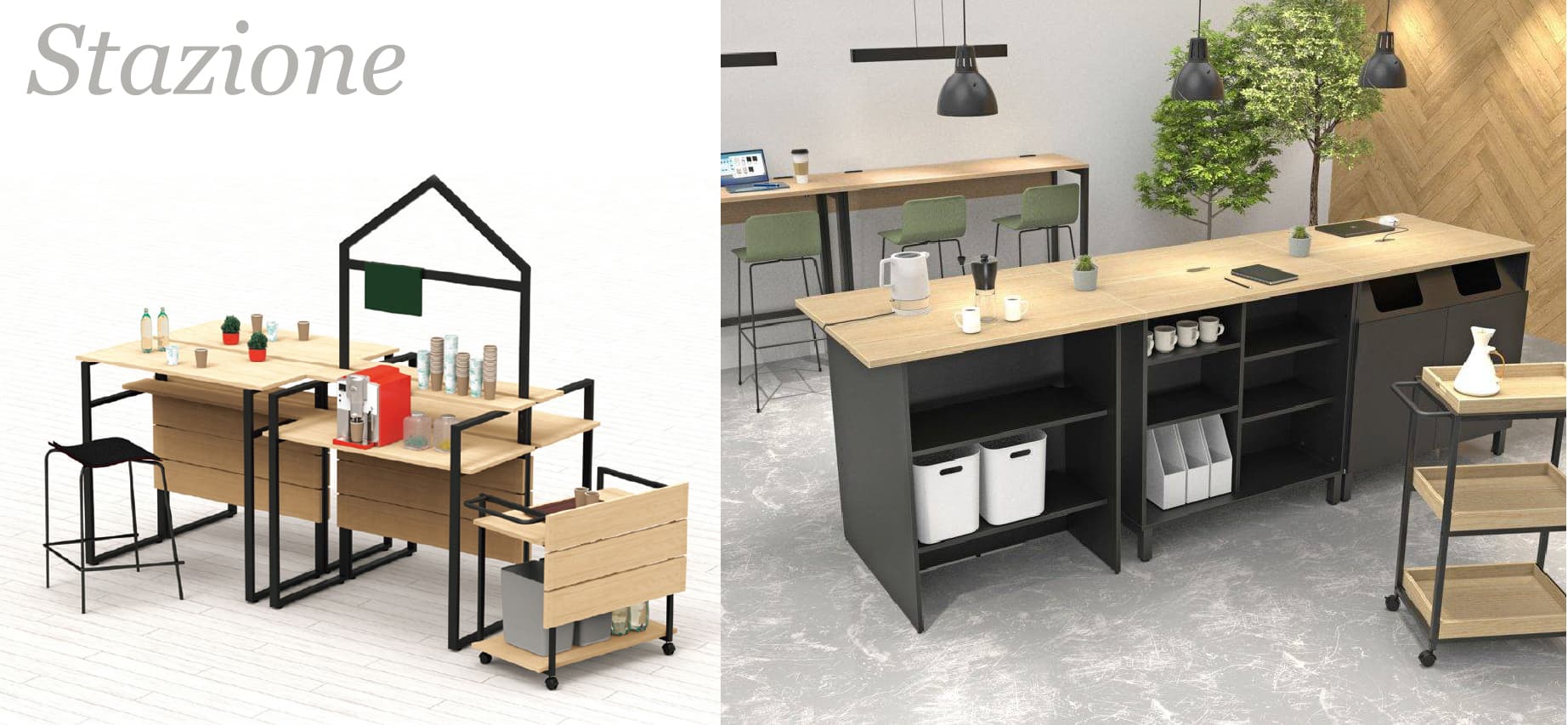 Stazione カフェスペース用カウンター | 製品情報 | オフィス