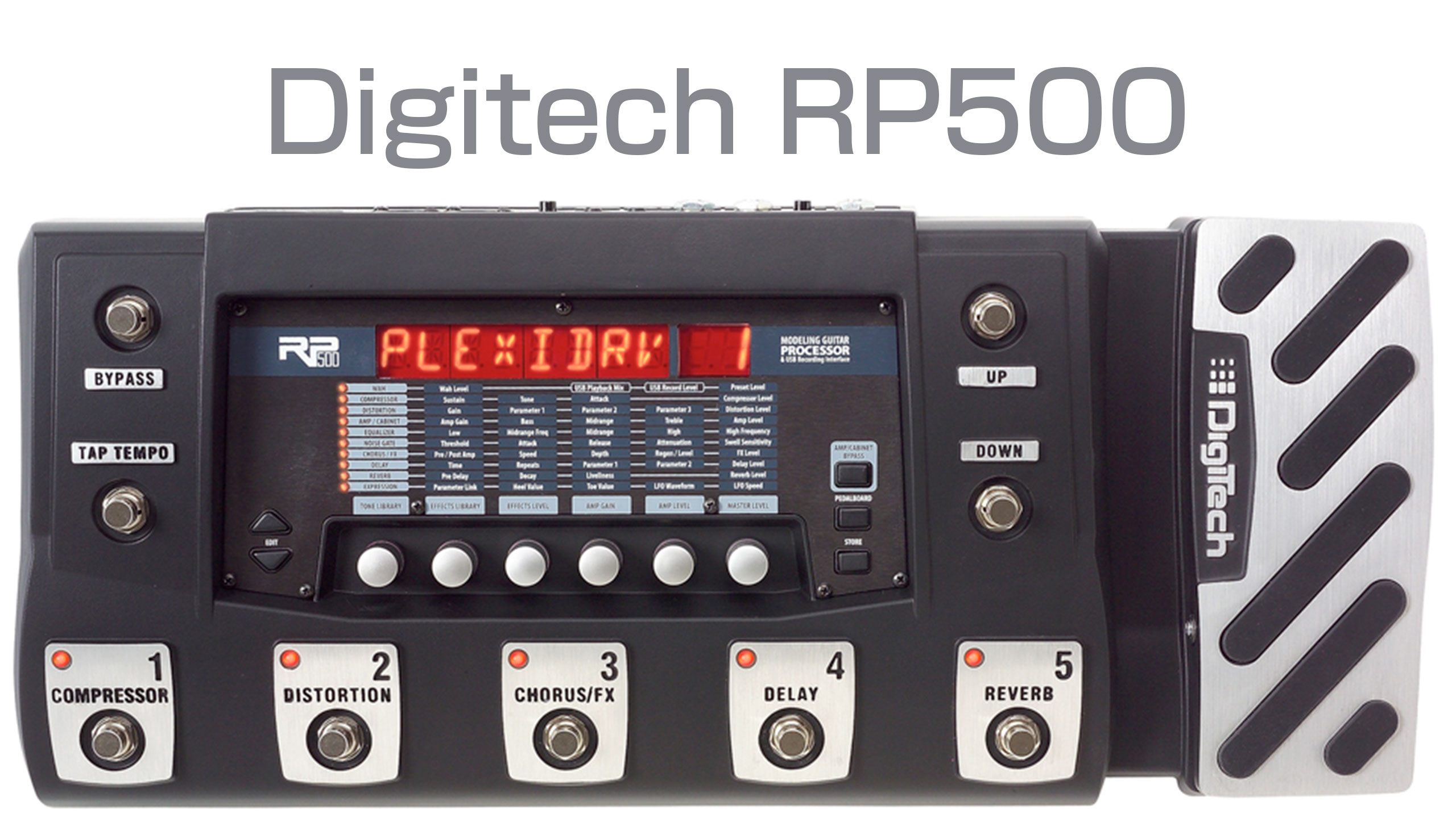 ヘヴィメタルギターにおすすめのマルチエフェクター Digitech RP500