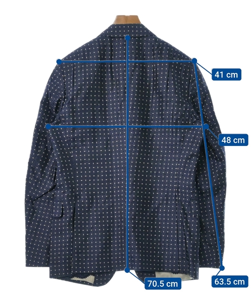 ETRO（エトロ）ジャケット 紺 サイズ:46(M位) メンズ/2200431606095