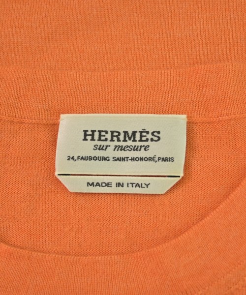HERMES（エルメス）ニット・セーター オレンジ サイズ:-(M位) メンズ