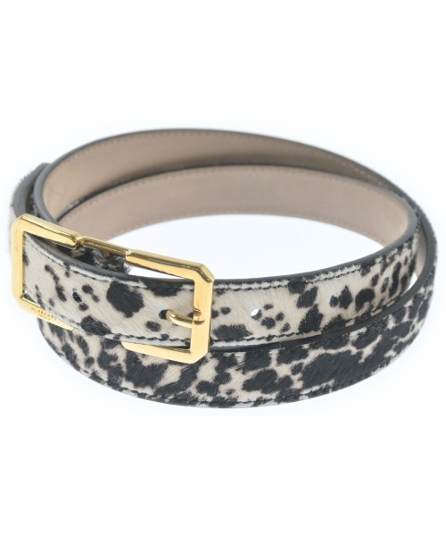 BURBERRY（バーバリー）ベルト 白 サイズ:30/75 レディース