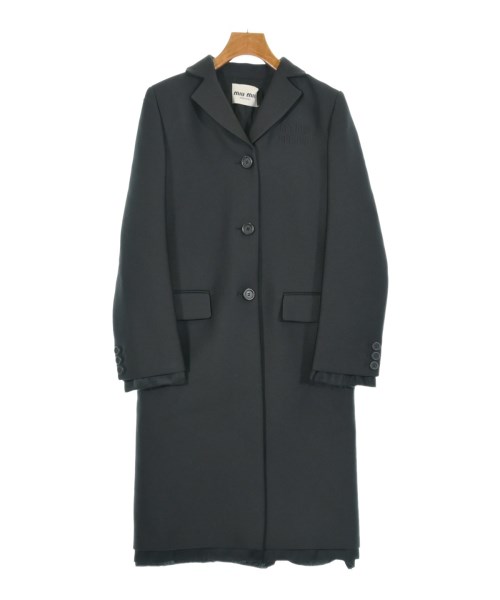 Miu Miu（ミュウミュウ）コート 黒 サイズ:36(XS位) レディース