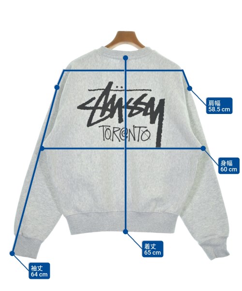 STUSSY（ステューシー）スウェット グレー サイズ:M メンズ