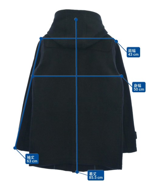 Deluxe（デラックス）ダッフルコート 紺 サイズ:M メンズ