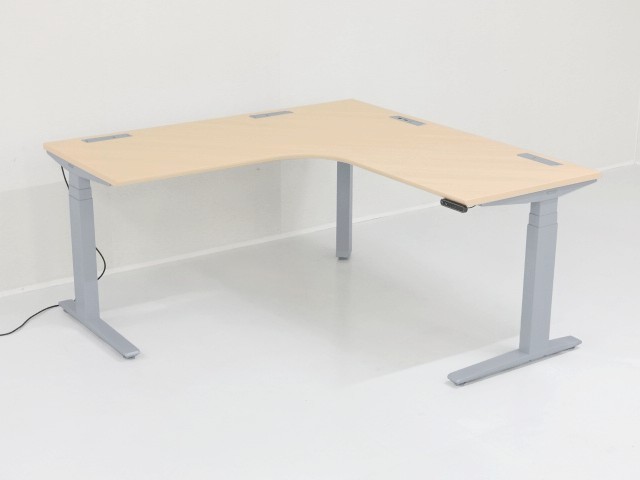 中古｜オカムラ｜スイフト （Swift）｜L型デスク（電動昇降