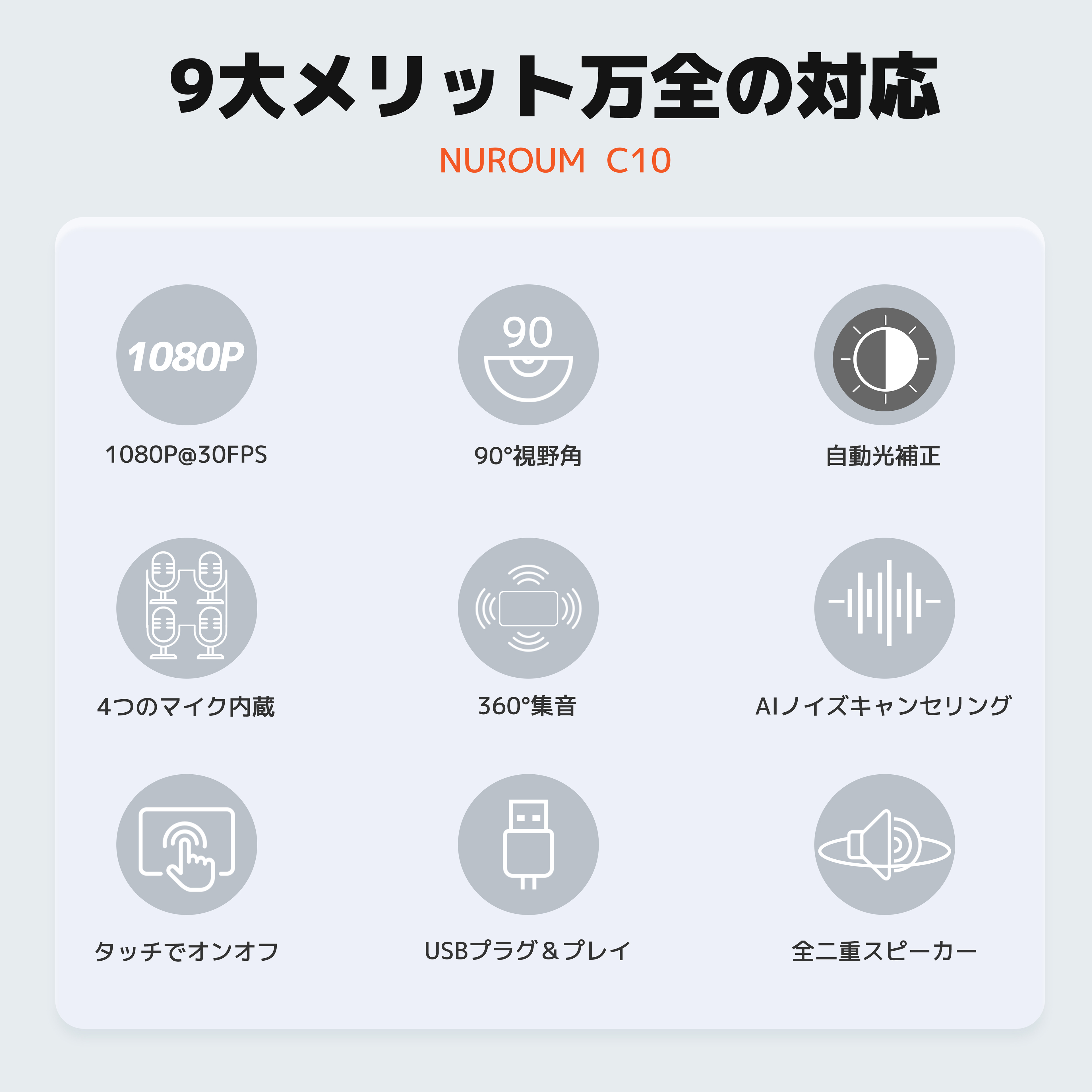 楽天市場】webカメラ マイク スピーカー 一体型 小型 1台3役 web会議