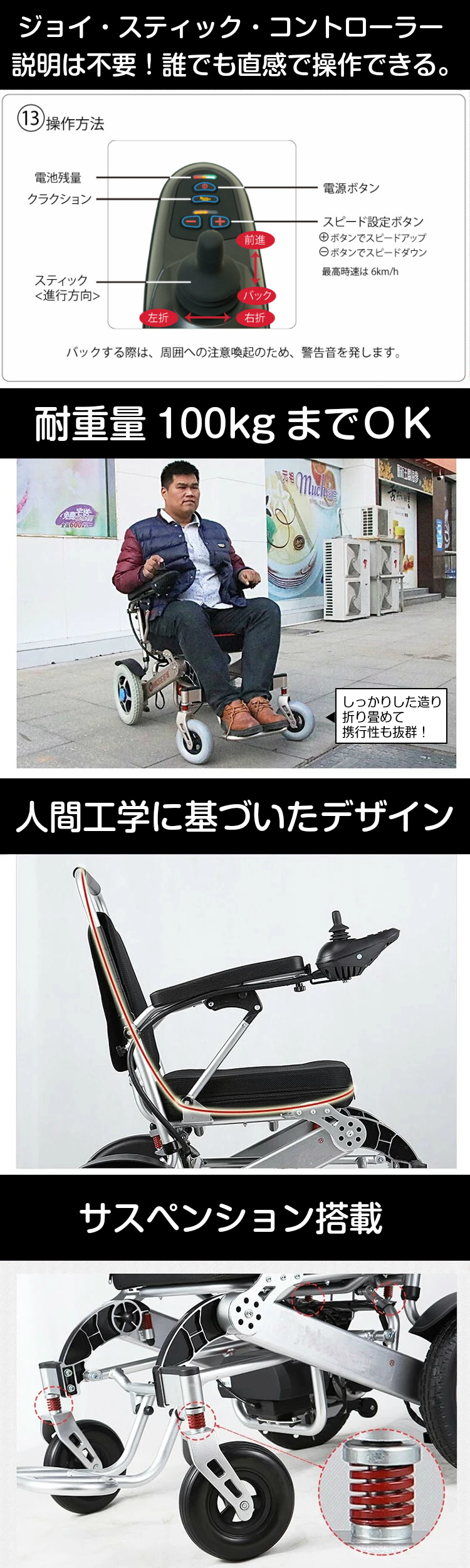 楽天市場】【即納】ポルタス・フリーダム 電動車椅子 リチウムイオン