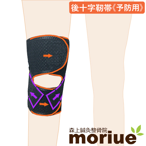 楽天市場】【後十字靭帯】《予防用》膝サポーター｜薄型膝裏クロスXG