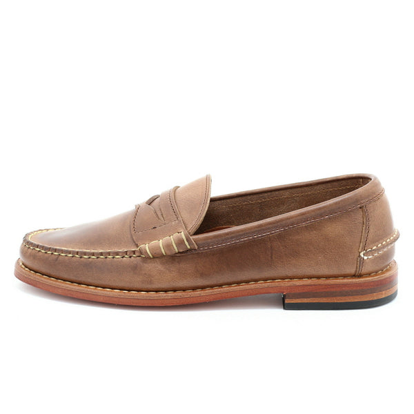 Beefroll Penny Loafers - Natural | Rancourt & Co. | Men's Boots