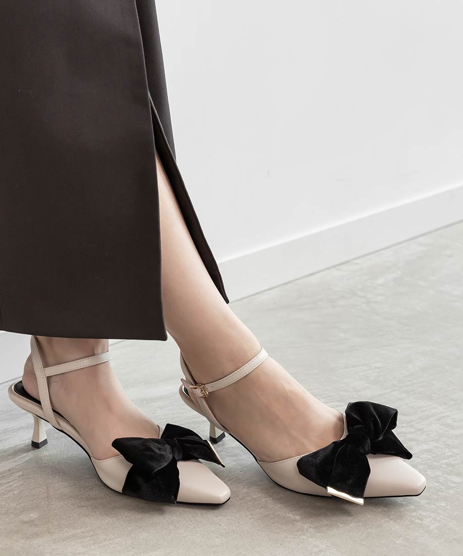 SALE】ベロアリボンストラップパンプスRANDA公式サイト