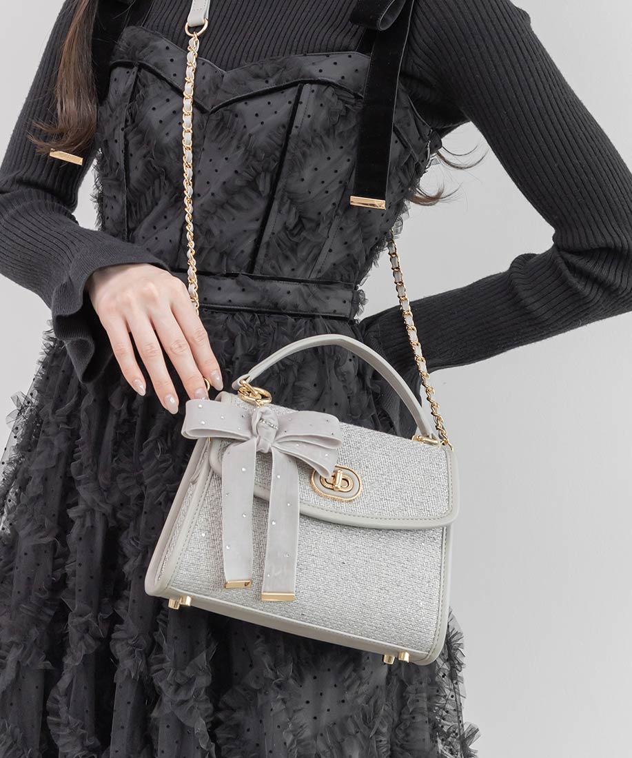 Holiday Collection】2WAY リボンチャームハンドバッグRANDA公式サイト