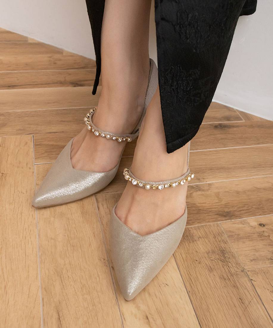 SALE】ビジューベルトパンプスRANDA公式サイト