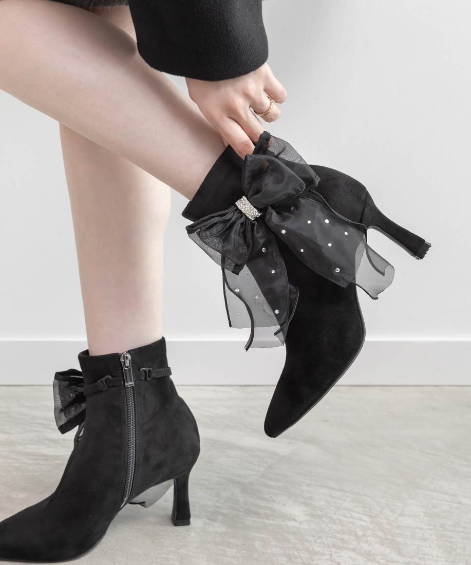 SALE】2WAY シアーリボンショートブーツRANDA公式サイト