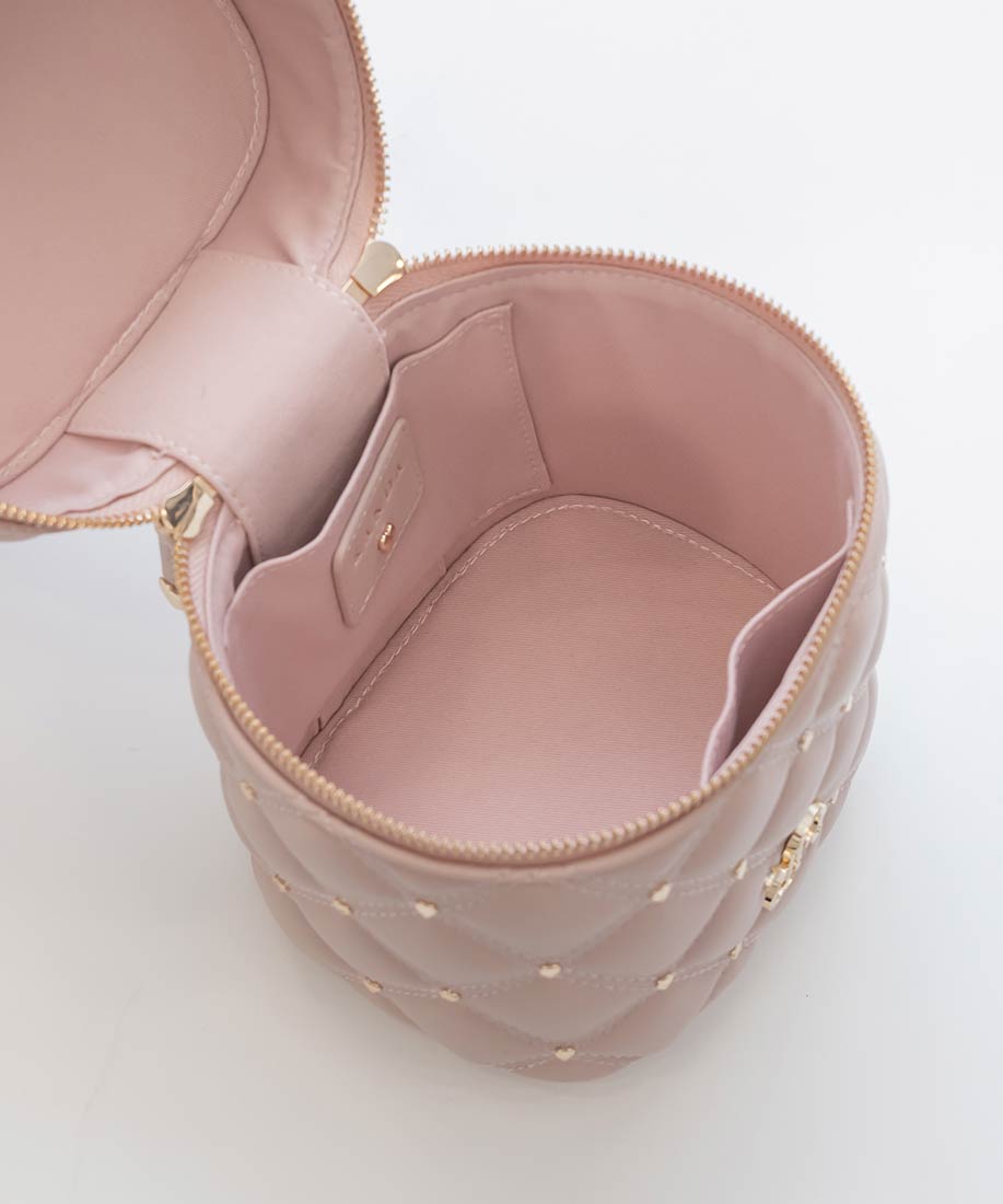 SALE】【HEART COLLECTION】ハートスタッズ2WAYキルティングバニティ