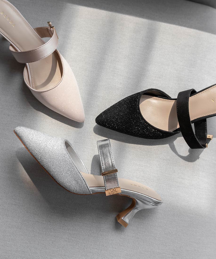 SALE】ゴールドパーツミュールパンプスRANDA公式サイト