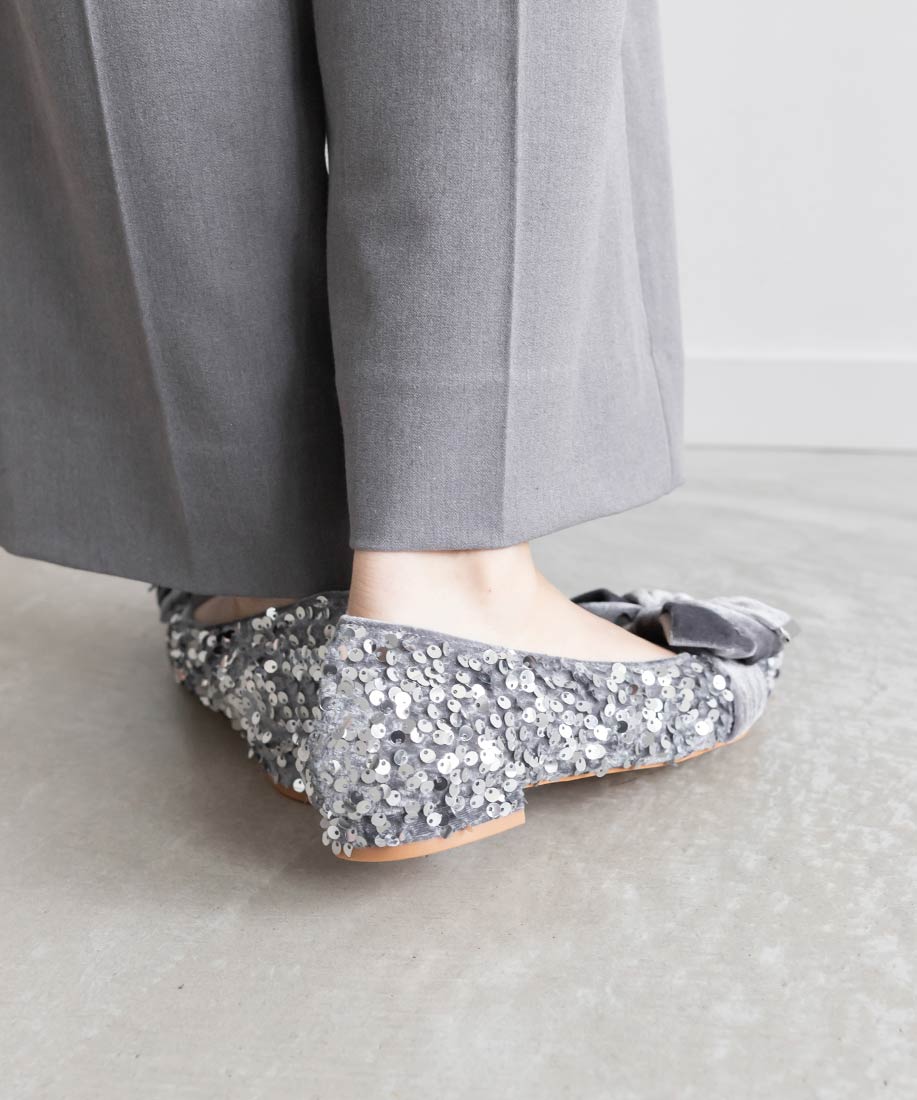 SALE】ベロアリボンフラットシューズRANDA公式サイト