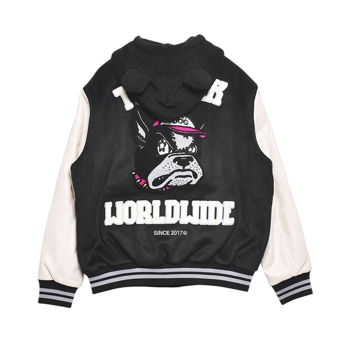 VANDY THE PINK]ANIMAL VARSITY JACKET/BLACK(VD5051-100) – R&Co.