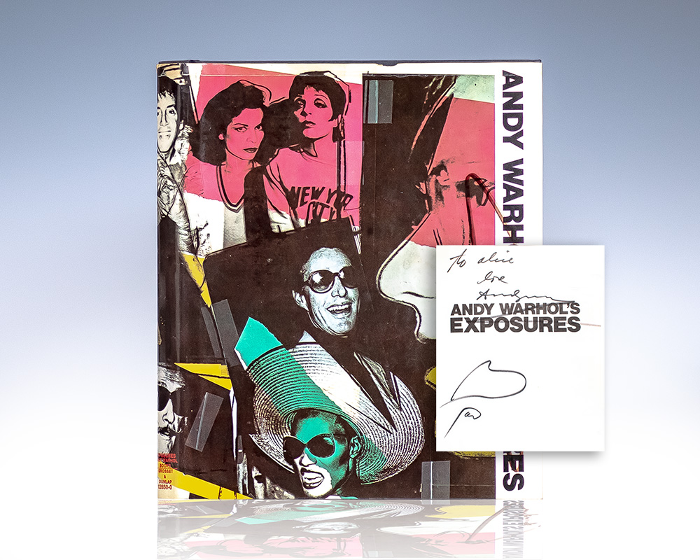 Andy Warhol's Exposures First Edition Signed