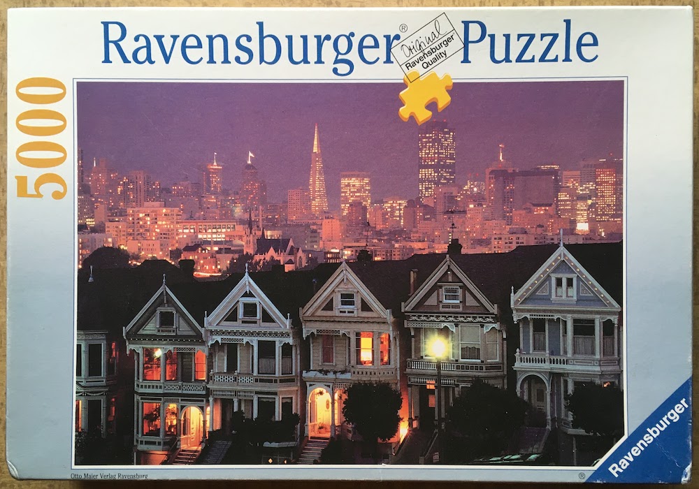 5000, Ravensburger, San Francisco, Skyline - Rare Puzzles