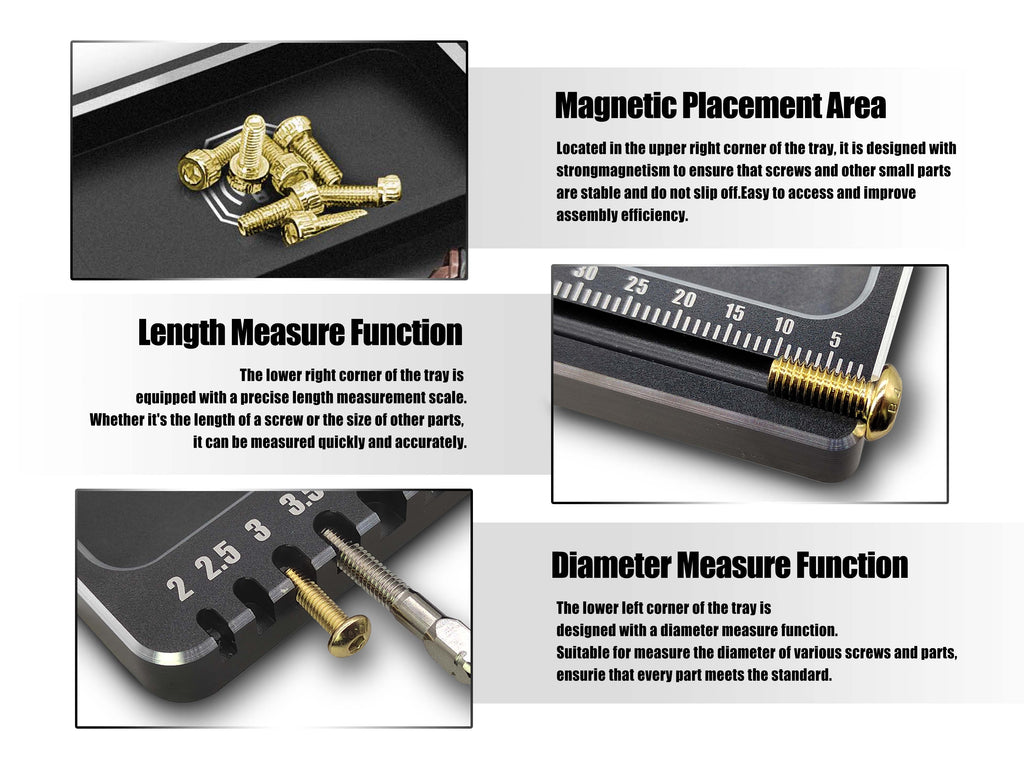 TT-120-B T-Work's Alum. Screw Tray – T-Work's Products