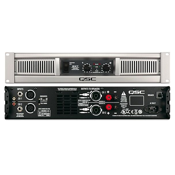QSC GX7 725W GX-Series Professional Power Amplifier | RK Audio