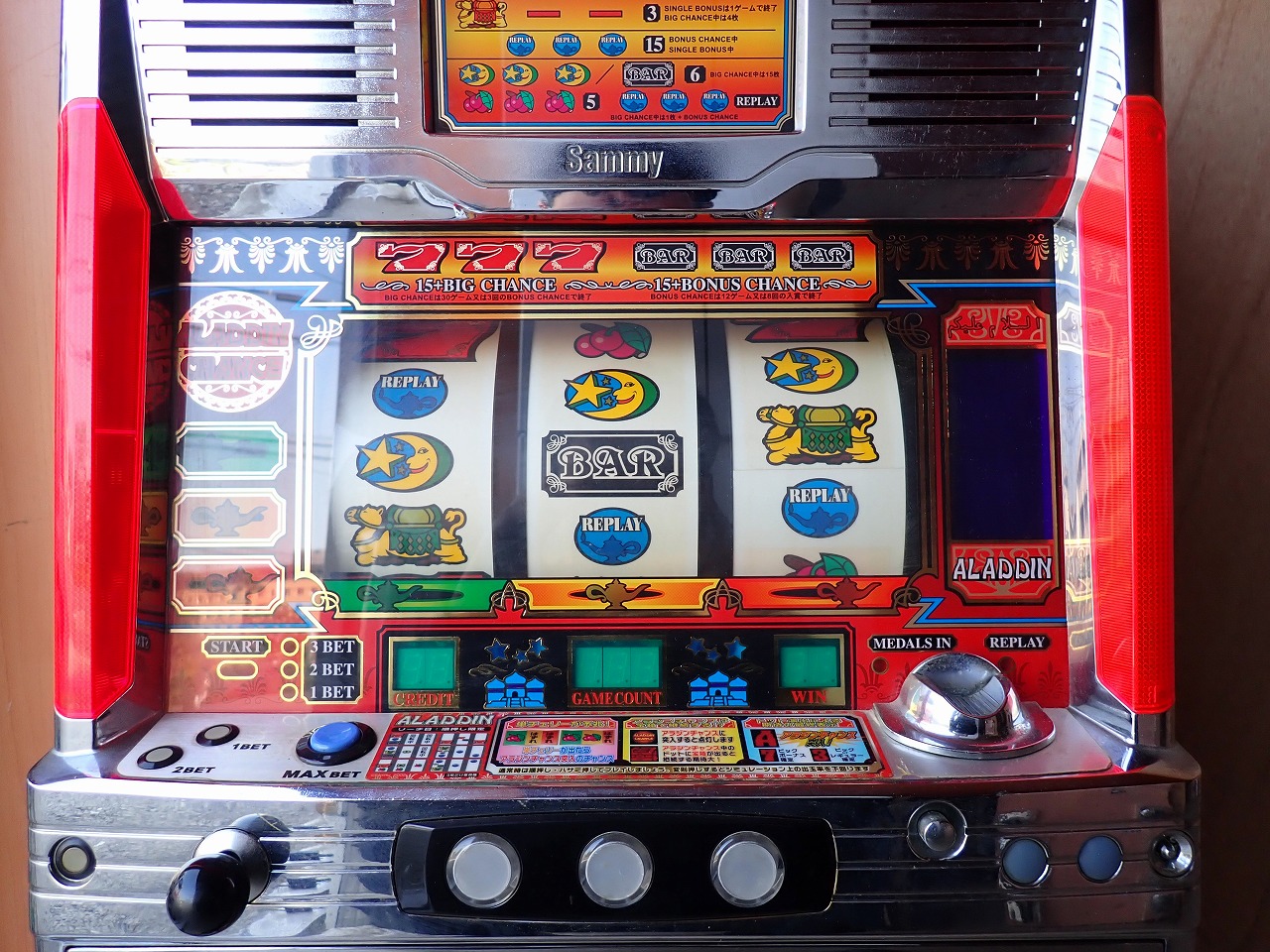 パチスロ台 Sammy アラジンA サミー ALADDIN 4号機 アラチャン