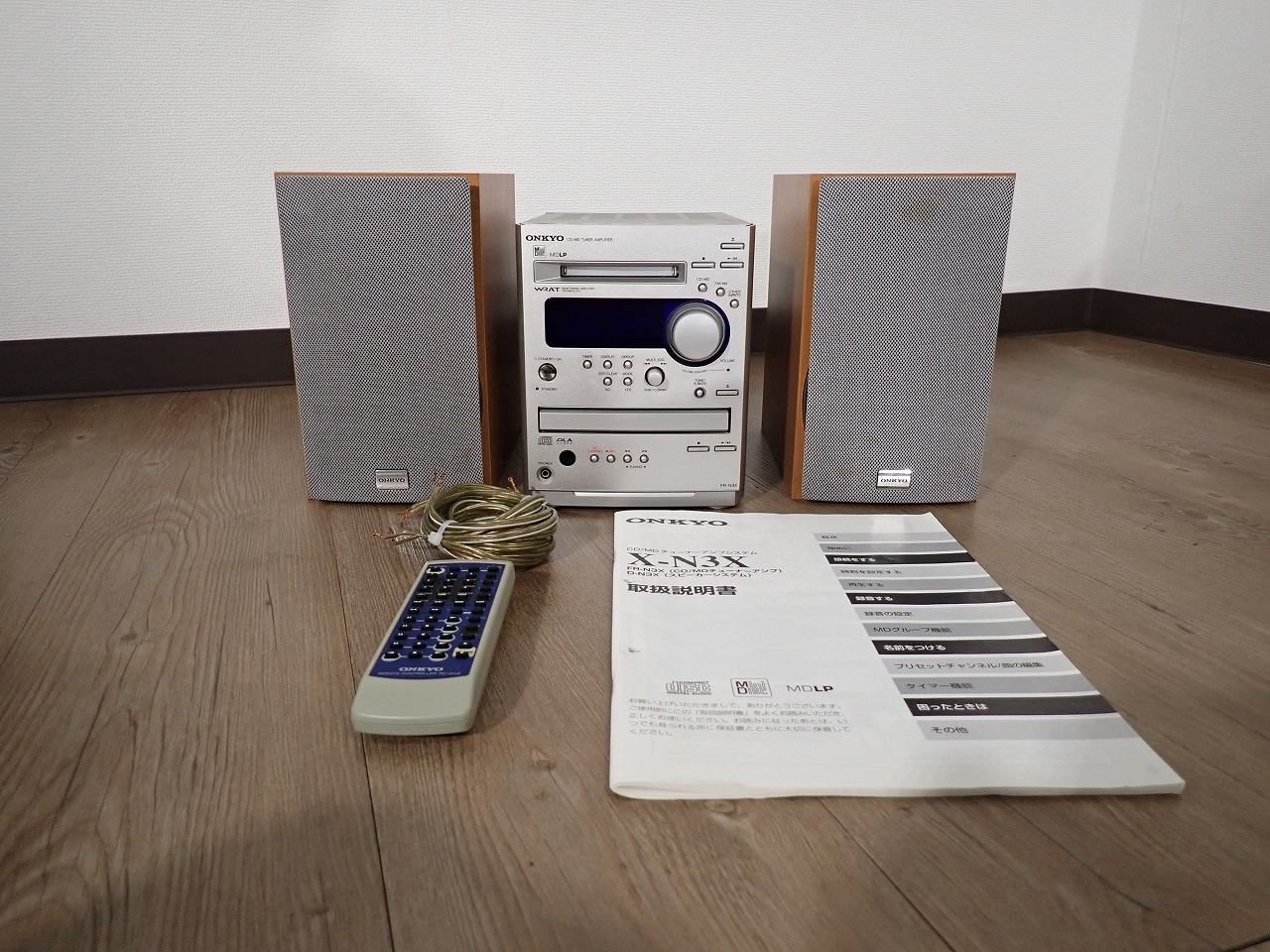 M-TN ONKYO CD MD チューナーアンプ FR-N3X 難あり 動作品 2051] ONKYO FR-