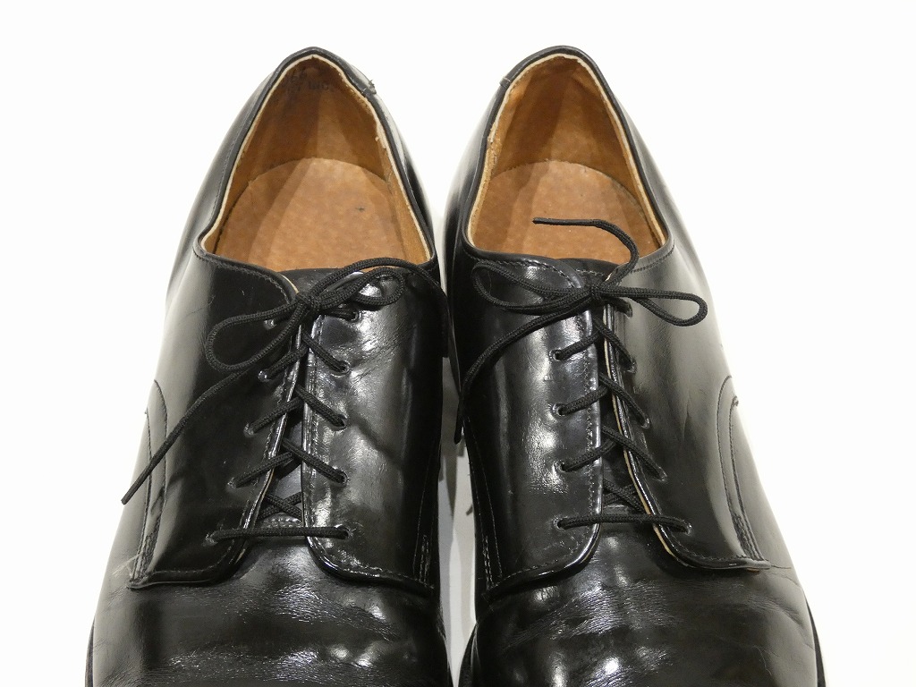 90s US NAVY USN OXFORD SERVICE SHOES 9 1/2 R - RICUR