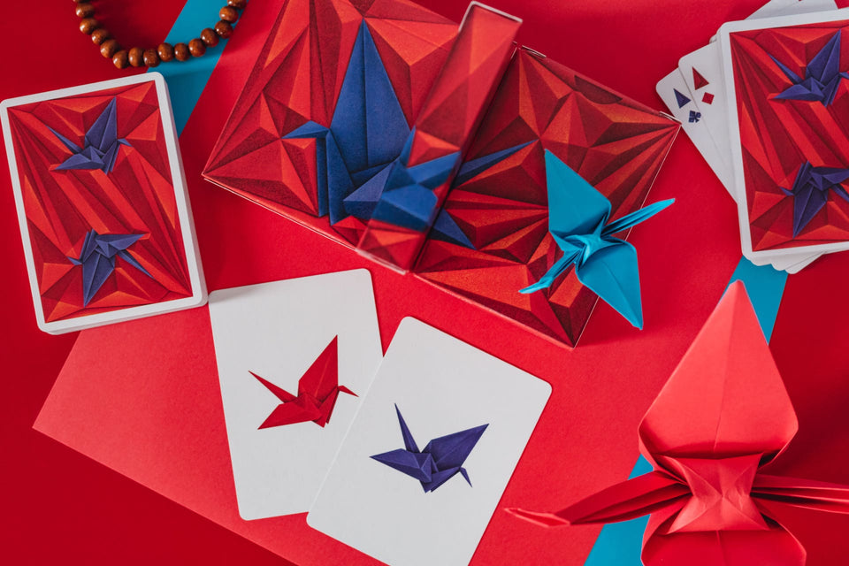 1000 Cranes – Riffle Shuffle Playing Card Co