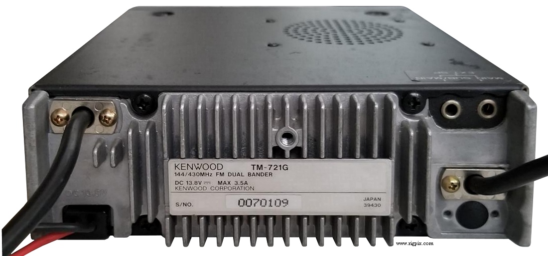 RigPix Database - Kenwood/Trio - TM-721G