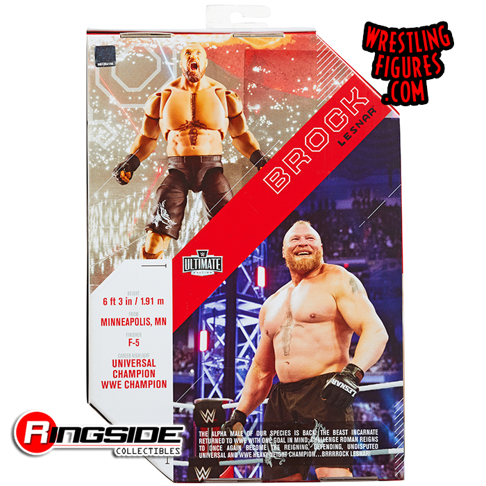 Brock Lesnar (w/ 2 Belts) - WWE Ultimate Edition 15 Ringside