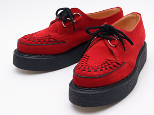 ジョージコックス3588レッドスエード ブラックインターレース／ROCK