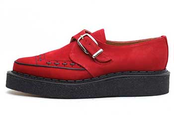 ジョージコックス 3976 レッドスエード ブラックインターレース／ROCK