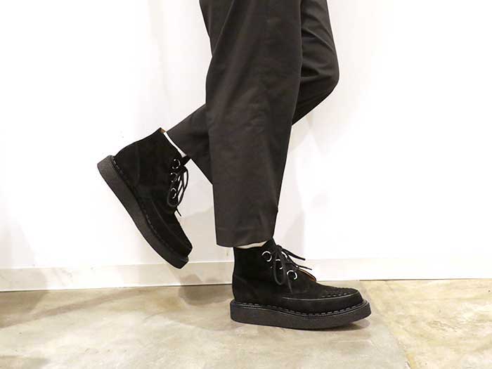 ジョージコックス13327ブラックスエード ブラックインターレース（No.5