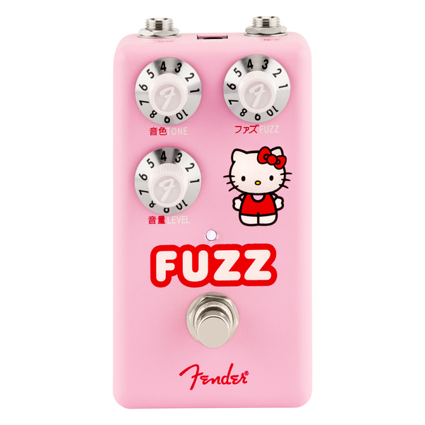 Fender Limited Edition Hello Kitty Fuzz Effect Pedal, Pink