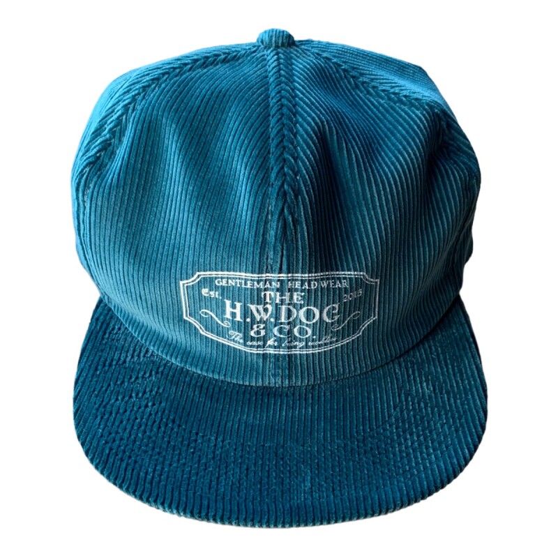THE H.W.DOG&CO TRUCKER CAP コーデュロイ Blueブルー - PHILLIP66