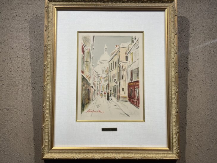 モーリス・ユトリロ 作 『モンマルトル・ベキュ リトグラフ』 買取価格