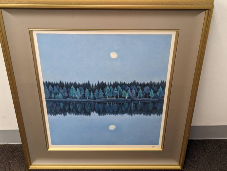 東山魁夷 作『二つの月』 買取価格相場｜骨董品買取 緑和堂