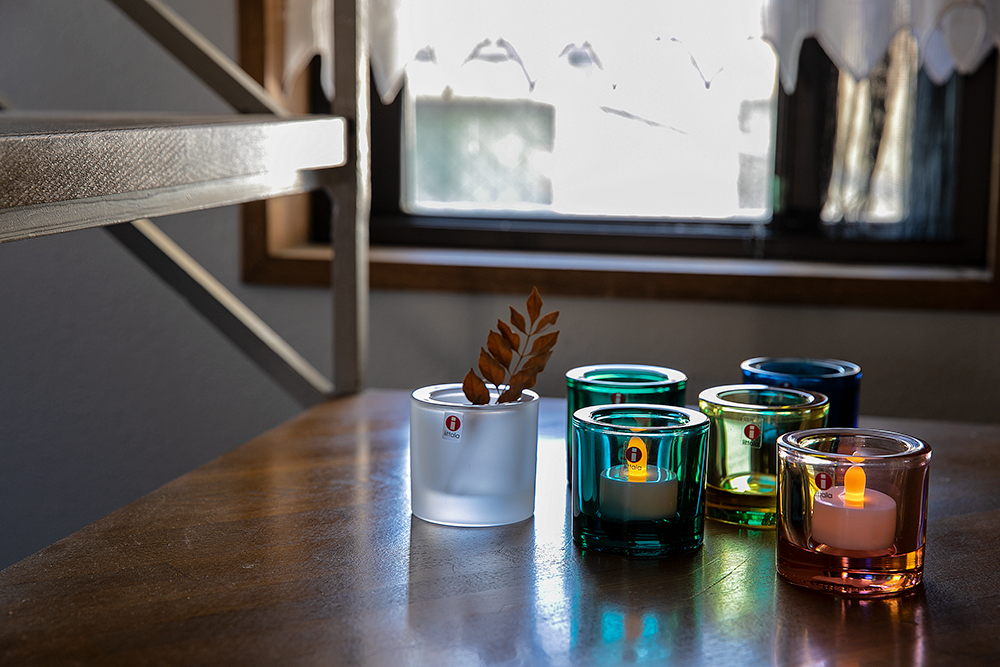 イッタラ KIVI キャンドルホルダー／フロスト｜北欧モダンデザイン広場