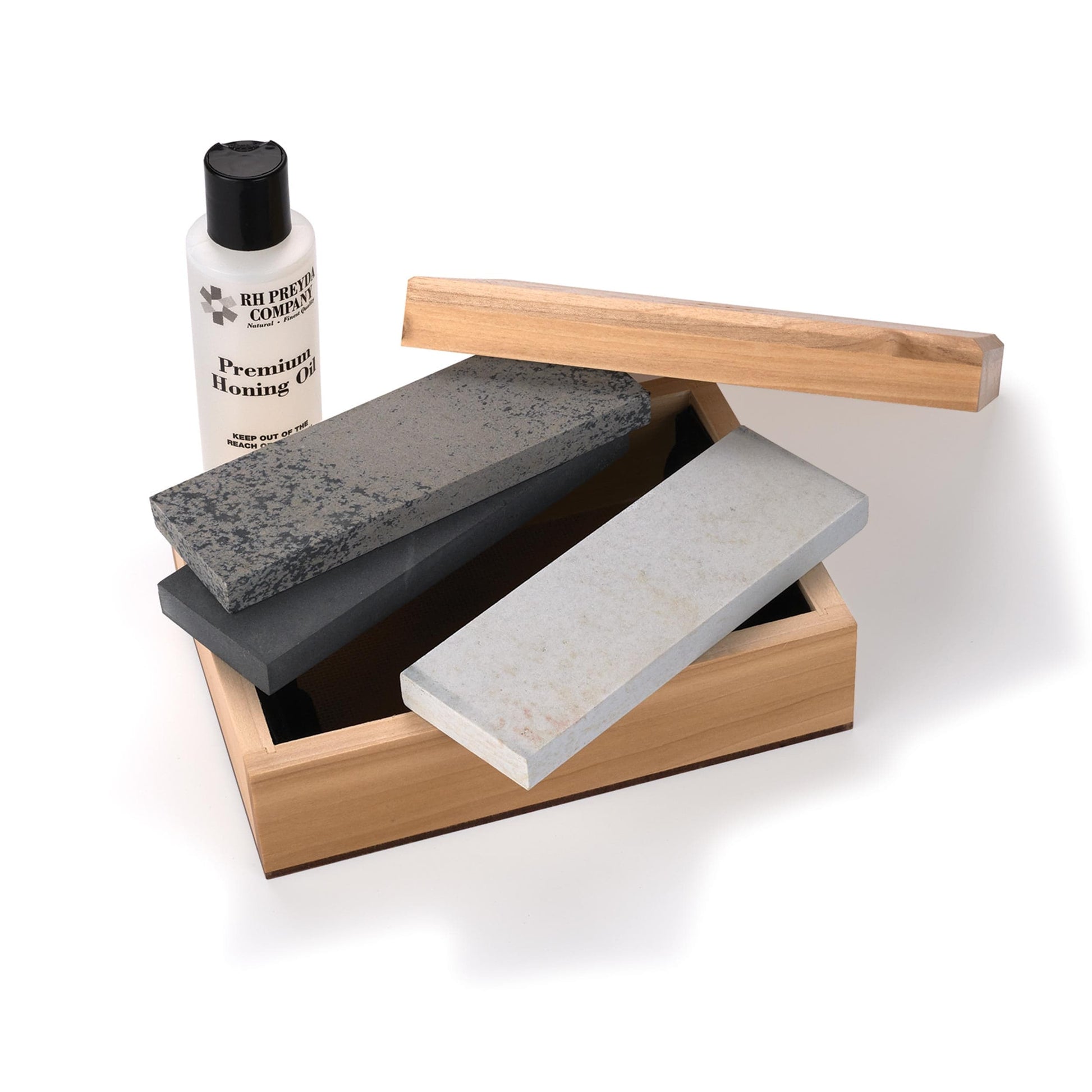 Buy 6”x2x1/2 Hard Blk/Hard/Soft 3 Stone Kit at Woodcraft