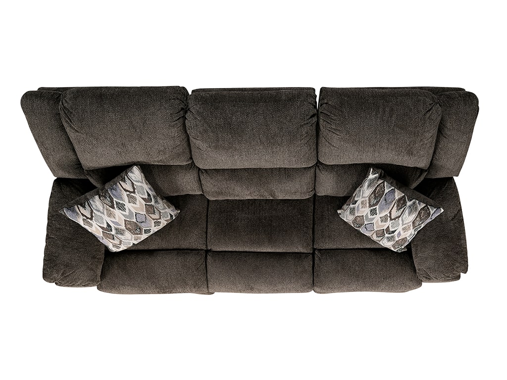 Newport Clove Manual Double Reclining Sofa by Homestretch 173-30-20