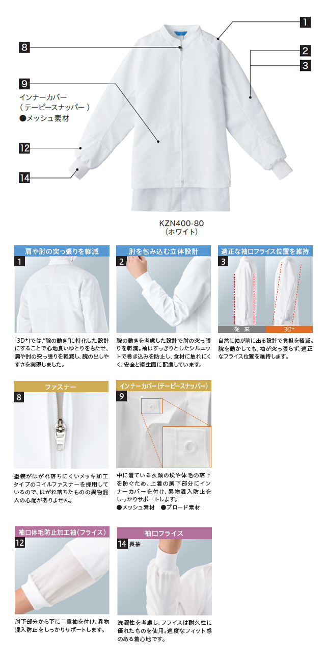 KAZEN(カゼン) KZN400-80 KZN400-81 KZN400-88 ジャンパー（男女兼用