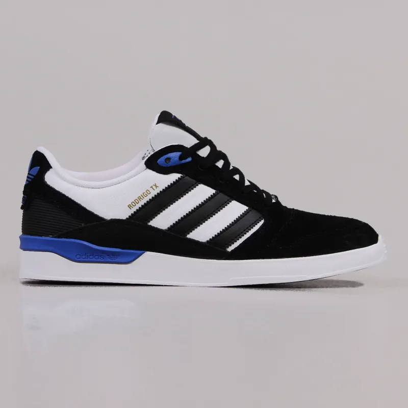 Adidas ZX Vulc Rodrigo TX Shoes Core Black FTW White Bluebird