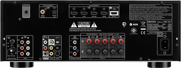 Denon AVR-1911 220-240 Volt 50 Hertz AV Receiver | AVR1911 | Denon