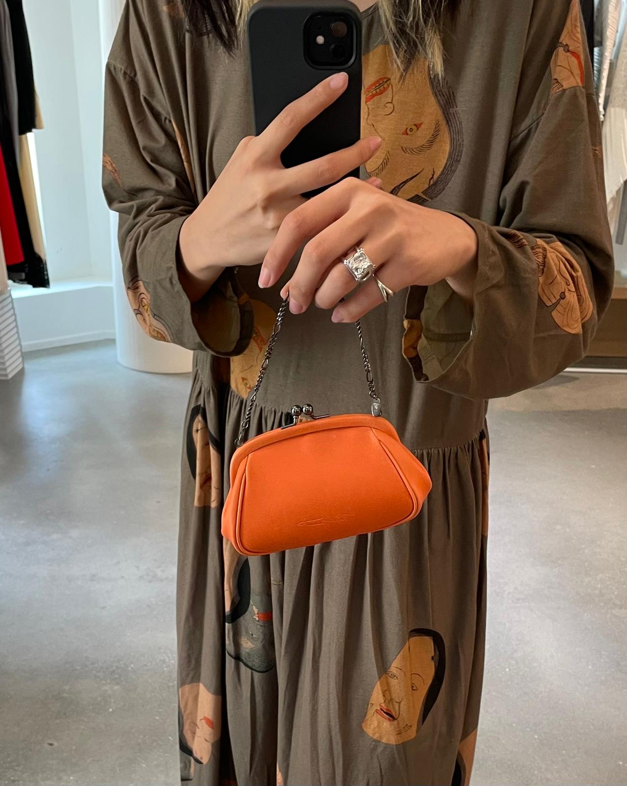 Discord by Yohji Yamamoto - Small Clasp Pouch Orange – WDLT117