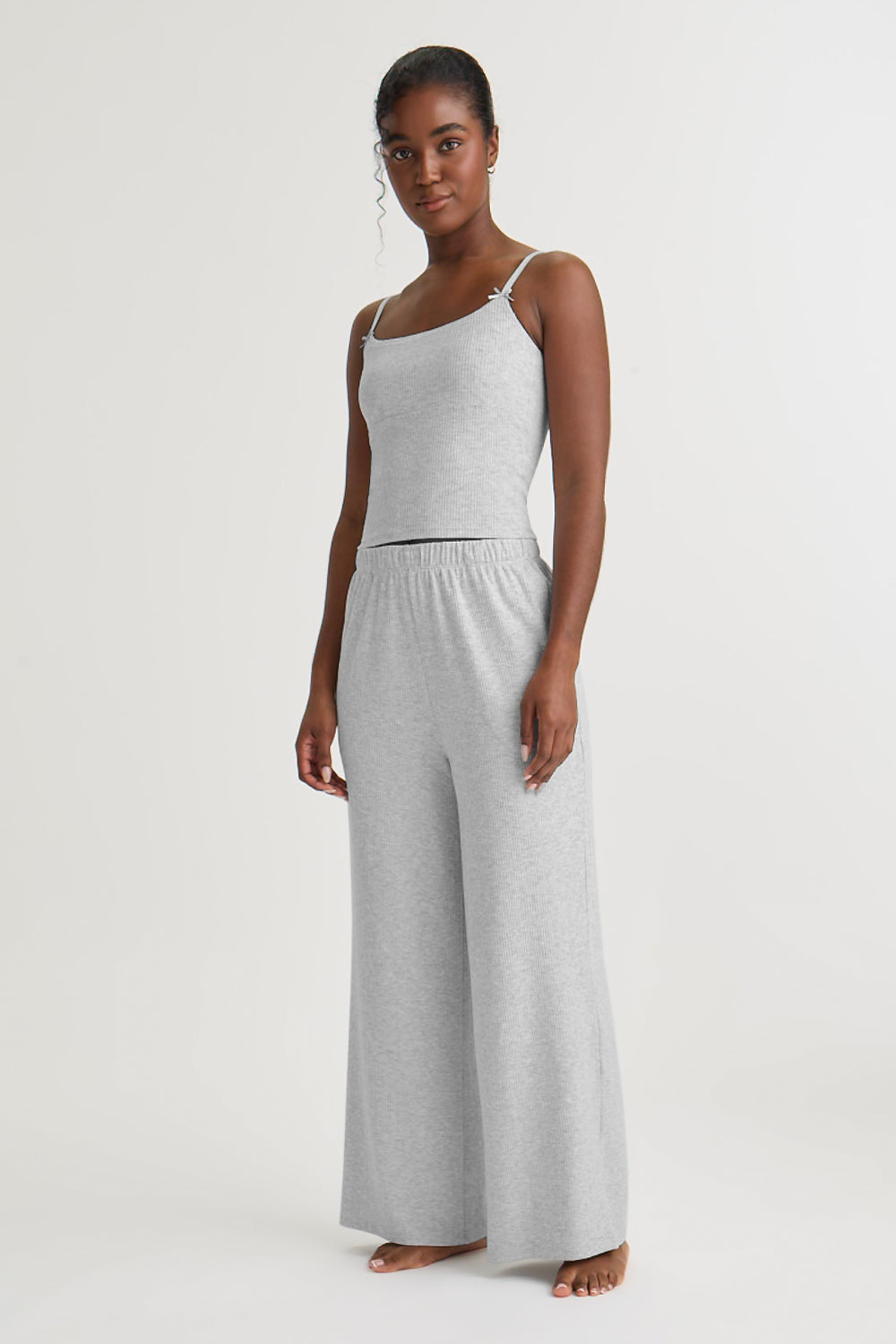 Soft Lounge Cami Top - Grey Marl – TALA